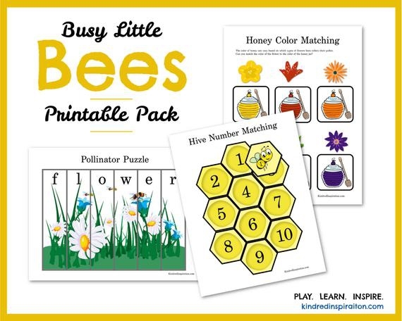 Colorful and engaging Busy Bees worksheet designed for preschoolers to learn data and graphing skills. Fun board game visuals that will delight young learners.