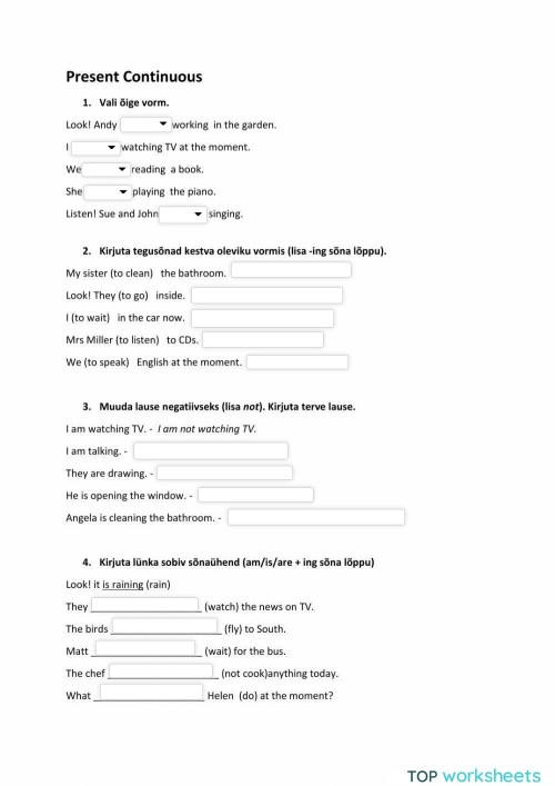 Worksheet for checking understanding of days, months, and seasons for Pre-K students