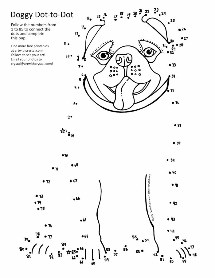 Alphabet Dot-to-Dot Dog House Worksheet 3 Pre-K Alphabet Dot-to-Dot Dog House worksheet featuring a cute puppy in a kennel