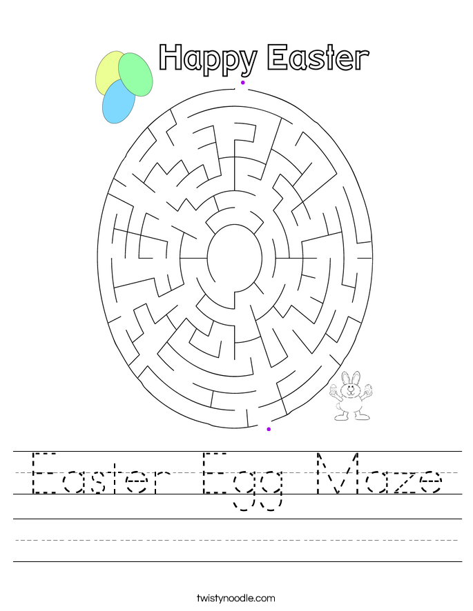 Pre-K student solving an Egg-cellent Maze worksheet to practice early fraction concepts