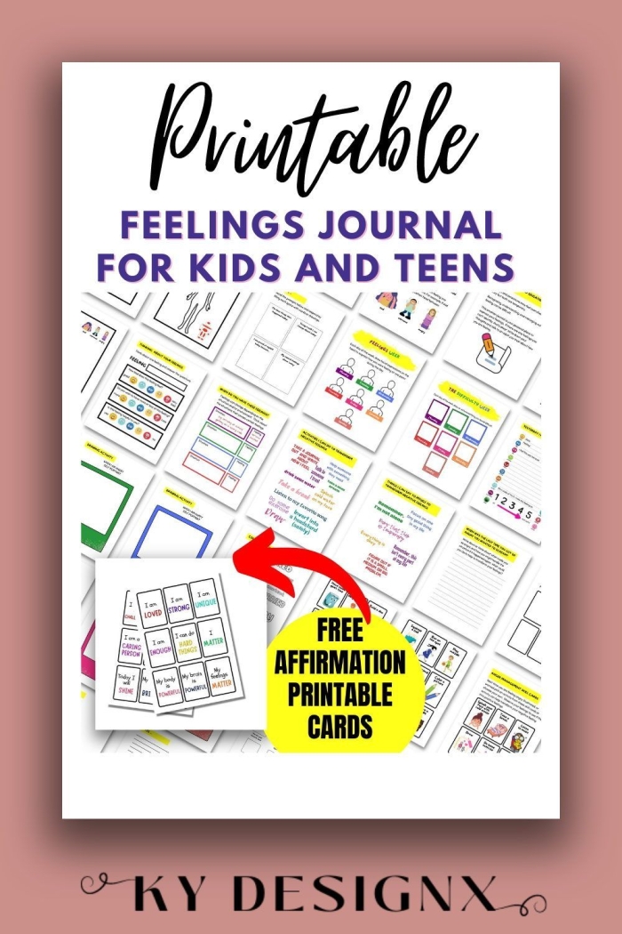 Creative cover design for an Emotions Journal worksheet aimed at young learners Emotions Journal worksheet for Pre-K students featuring a cover design and drawing prompt