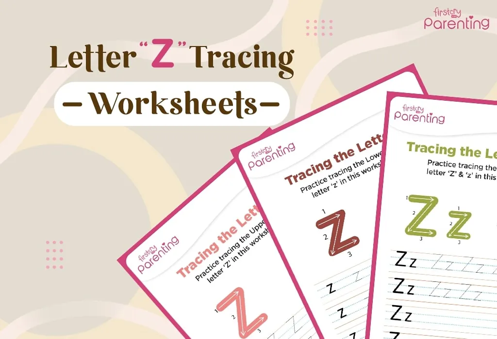 Worksheet for tracing the letter Z designed for pre-K students to enhance fine motor skills. Practice Tracing the Letter Z worksheet for preschoolers to improve writing abilities.