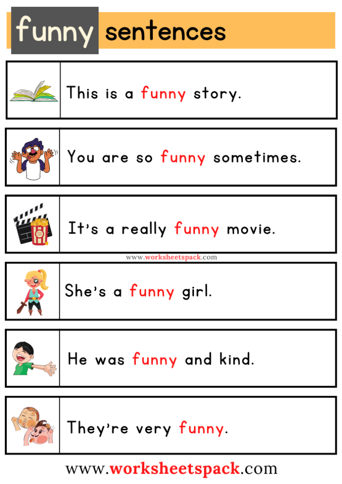 Worksheet featuring a creative arts and crafts activity for the sight word "funny" aimed at Pre-K students