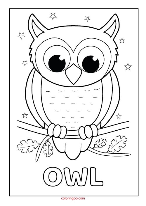 Pre-K student coloring a festive owl page as part of a Halloween themed animal science activity