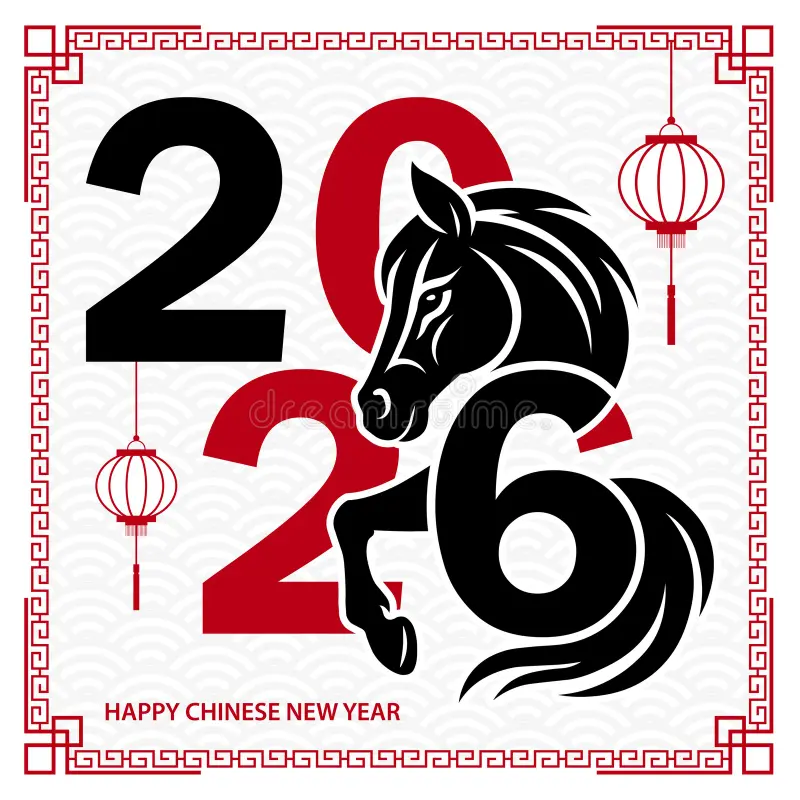 Colorful Chinese zodiac mask representing the Year of the Horse for kids. Fun worksheet activity for Pre-K students celebrating the Horse in the zodiac.