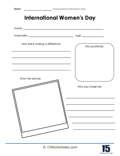 Empowering Women Who Dared to Dream worksheet image for early education and counting skills Women Who Dared to Dream poster highlighting inspiring women from various fields for Pre-K counting activities