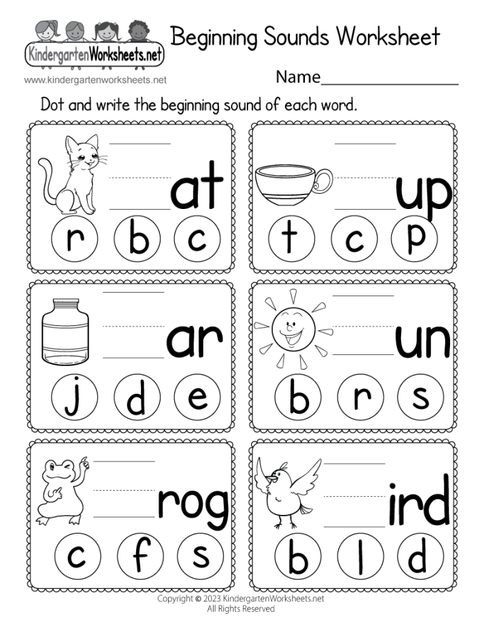 Pre-K student worksheet featuring colorful illustrations and tracing practice for the letter A