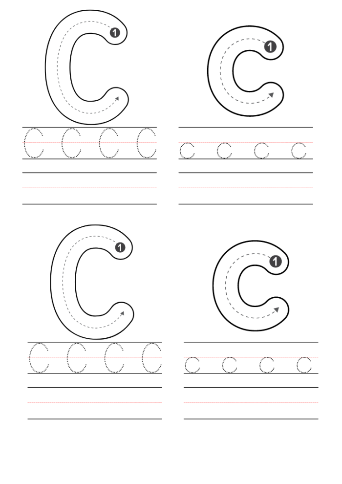 Worksheet featuring activities for finding words that begin with the letter C for young learners