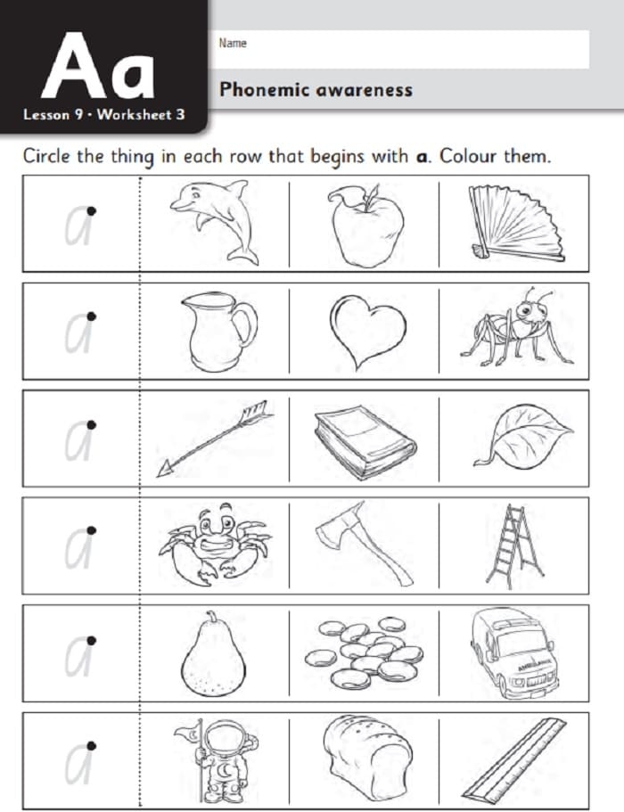 Interactive Letter I activity for preschool and early elementary students Worksheet for identifying words that begin with the letter I for young learners