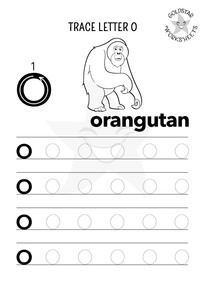 Engaging Letter O activity for preschool and early elementary students Worksheet for finding words that begin with the letter O for young learners