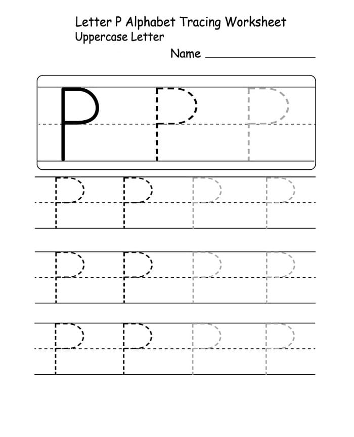 Interactive Letter P activity for preschool and early grade students Worksheet for identifying words that begin with the letter P for young learners
