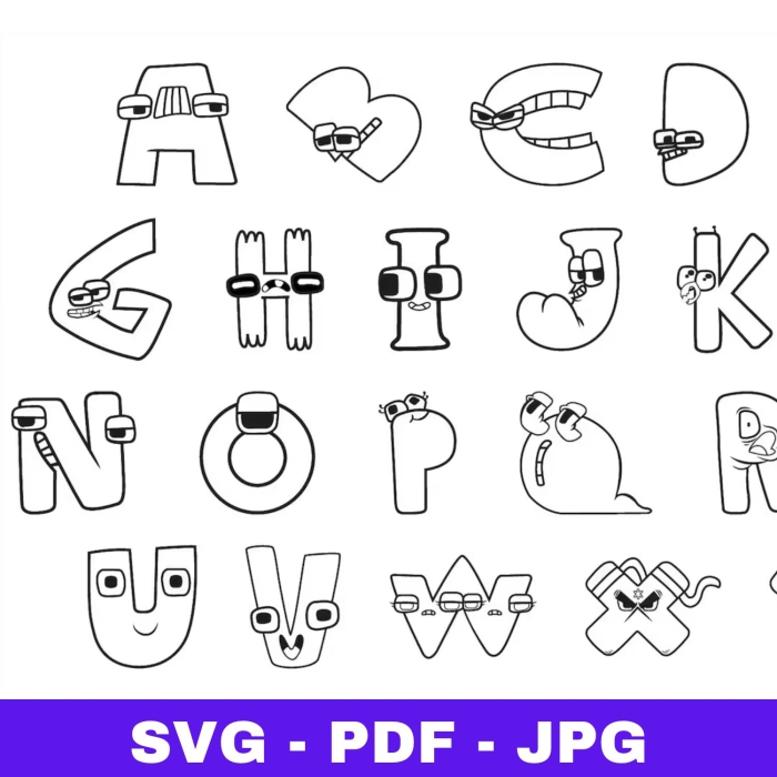 Engaging Alphabet Coloring Page worksheet for early readers and young learners Uppercase letters coloring page for Pre-K students to enhance letter recognition and motor skills