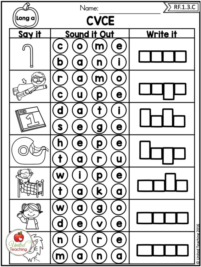 Sound Off! phonics assessment worksheet for early learners Worksheet for assessing letter sounds in phonics for Pre-K students