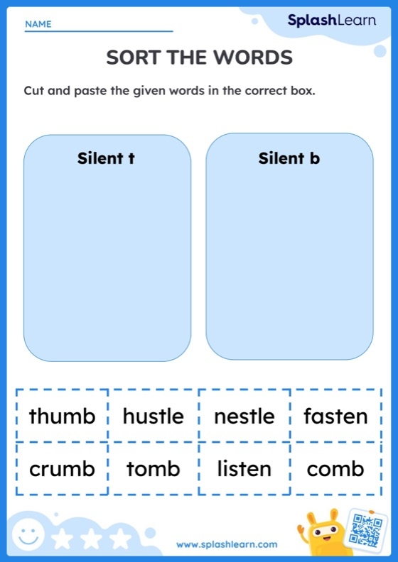 Worksheet featuring items that begin with the letter T for phonics learning