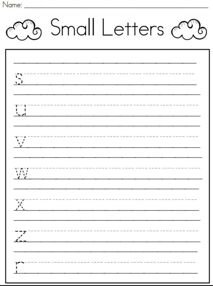 Worksheet featuring words that begin with the letter T for young learners