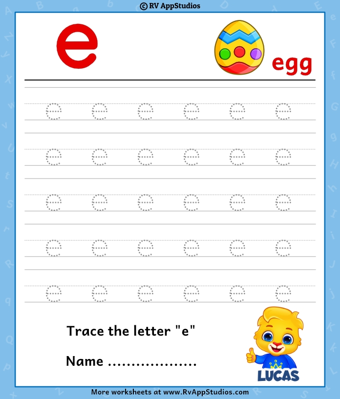 Worksheet for Pre-K students to locate lowercase a's with an alligator theme