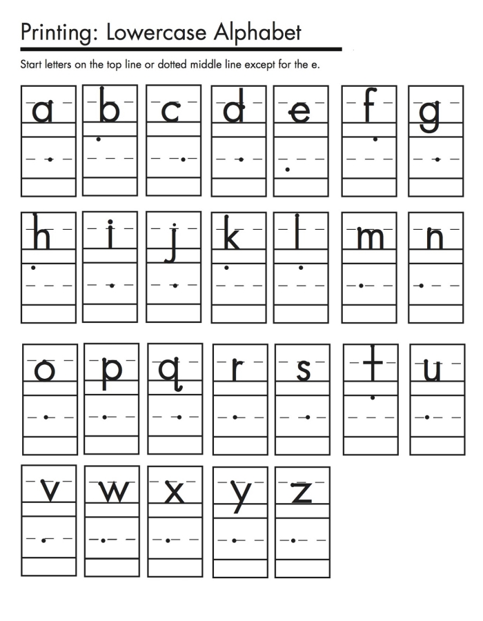 Worksheet for locating lowercase a's with an alligator theme for Pre-K learners