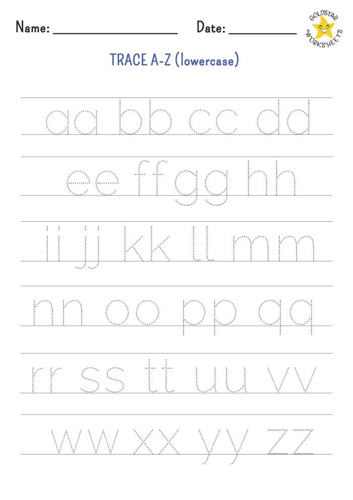 Worksheet for identifying lowercase a's with an alligator for Pre-K learners