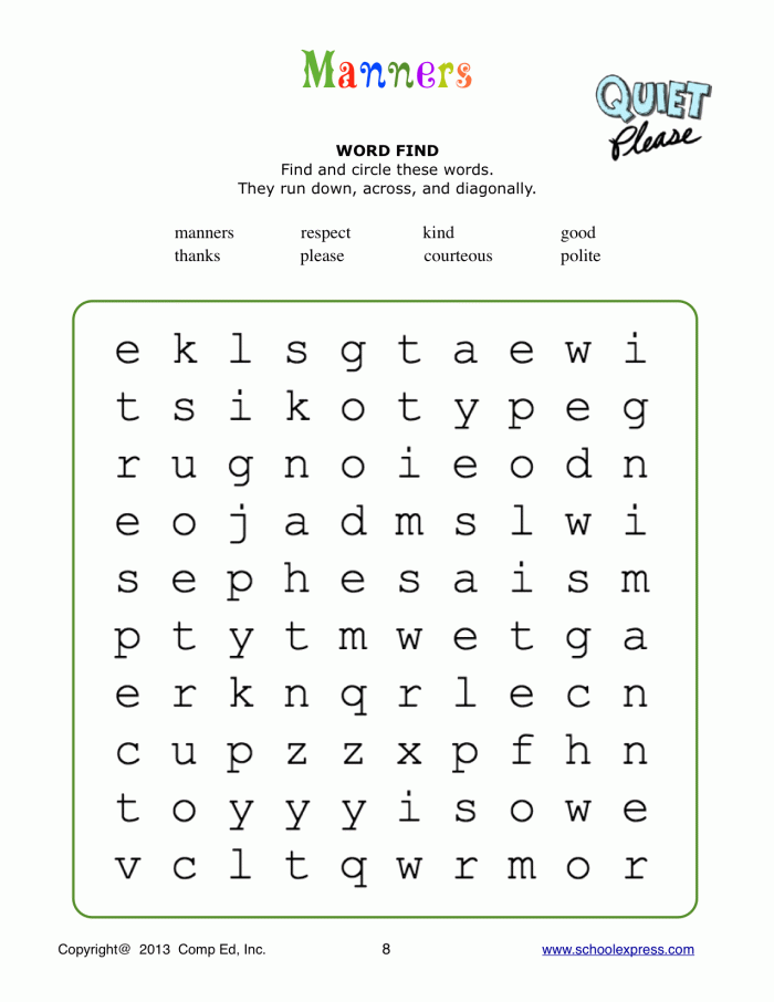 Educational resource for teaching young kids basic etiquette skills Manners worksheet for Pre-K children demonstrating polite behavior and helpfulness