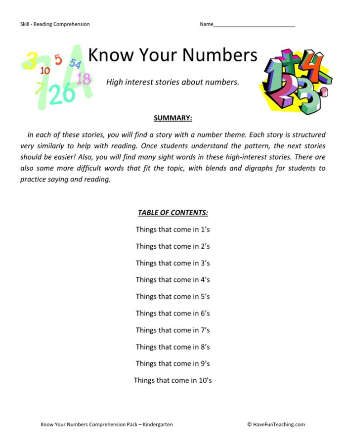 Pre-K math worksheet for tracing and counting the number 7