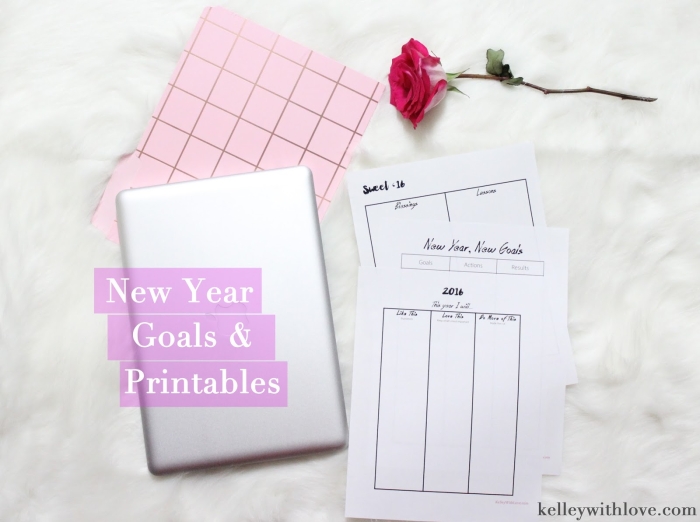 Three Goals for the New Year worksheet for young learners Worksheet for setting New Year goals through drawings and early writing for Pre-K children