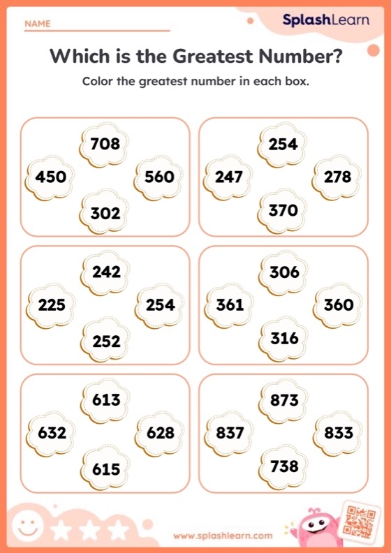 Preschool worksheet featuring the number 3 for early math practice