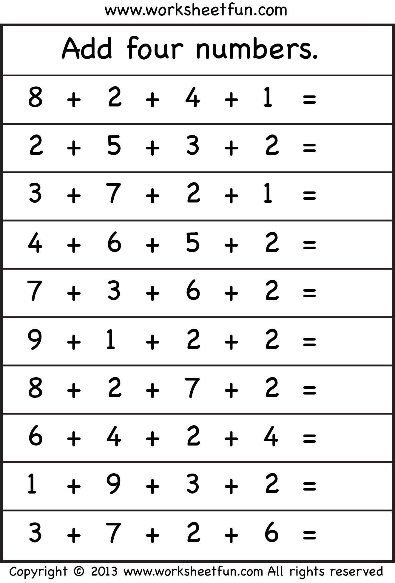 Early math worksheet 10 focused on identifying and tracing the number four Pre-K geometry worksheet featuring the number 4 for early math practice