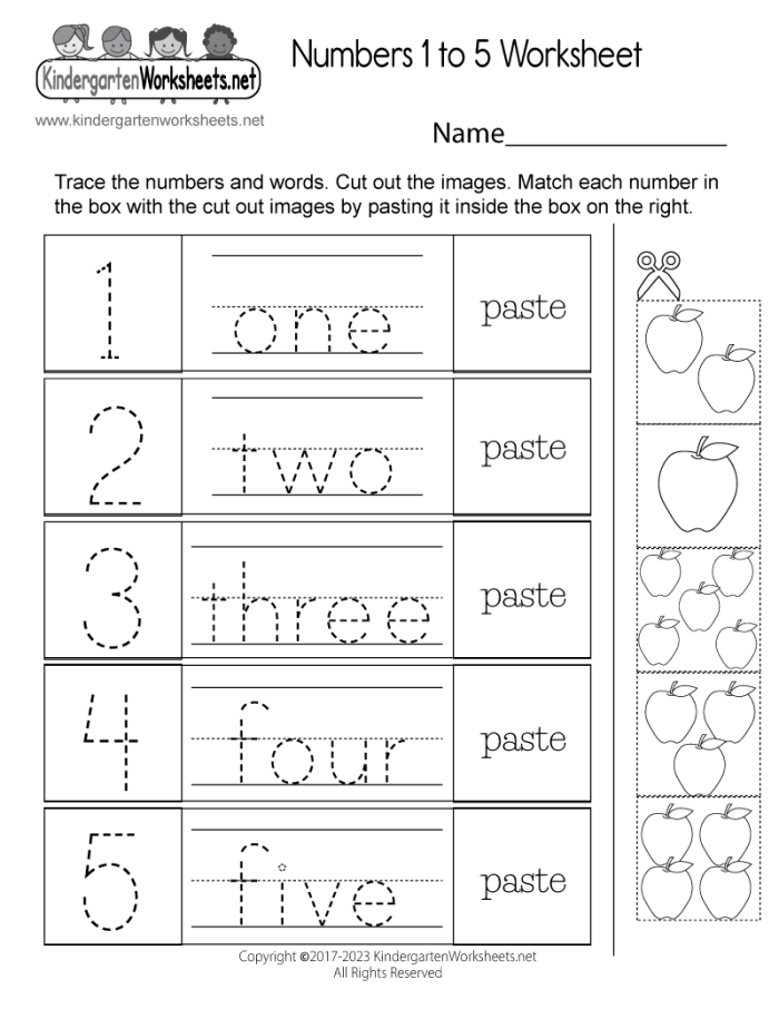 Engaging early math activity featuring the number 4 Worksheet for teaching the number 4 to Pre-K students in a fun way