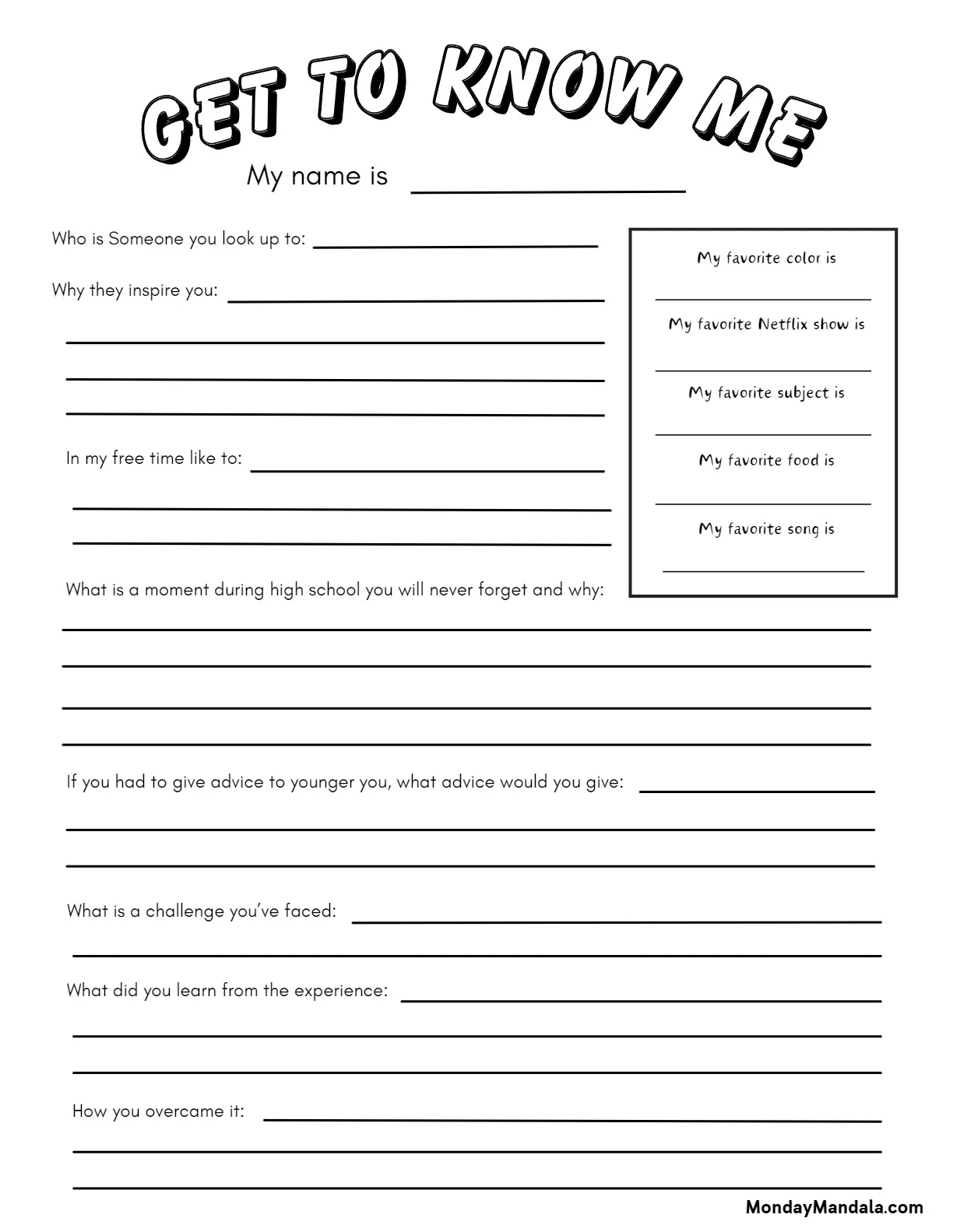 Worksheet for teaching the number 7 to Pre-K students through fun activities