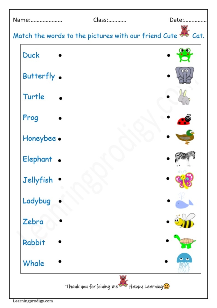 Matching Words Worksheet 17 Pre-K Sight Word Activity Pre-K worksheet with sight words to match by observing patterns