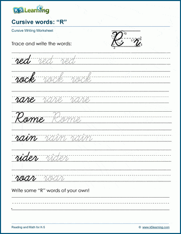 Worksheet featuring items that begin with the letter R for phonics practice. Engaging phonics activity for Pre-K children focusing on the letter R.