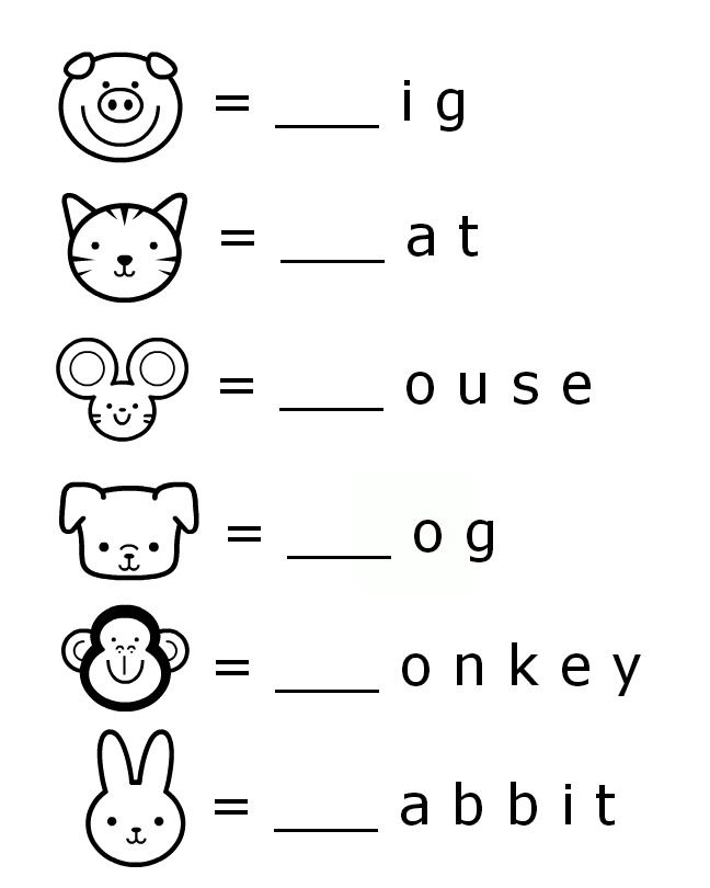 Pre-K phonics worksheet for practicing beginning sounds by circling the odd one out