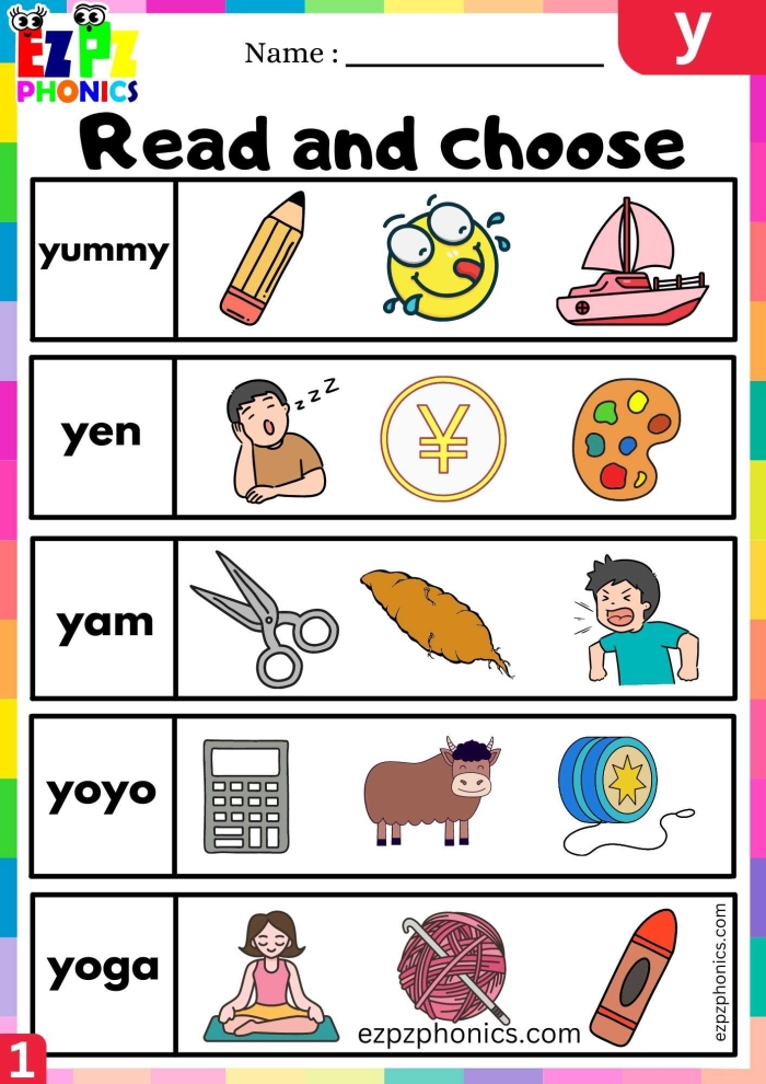 Worksheet featuring Alphabet Phonics: Start with A! for pre-K reading practice