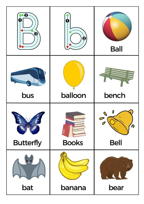 Worksheet featuring various objects that begin with the letter O for phonics practice. Fun printable activity for Pre-K children to enhance their reading skills.