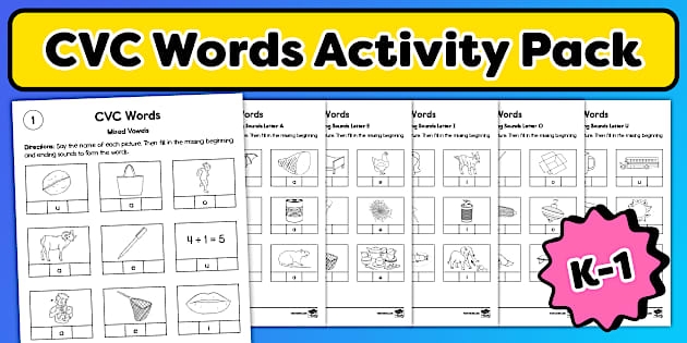 Worksheet featuring various objects that begin with the letter K for preschool phonics practice