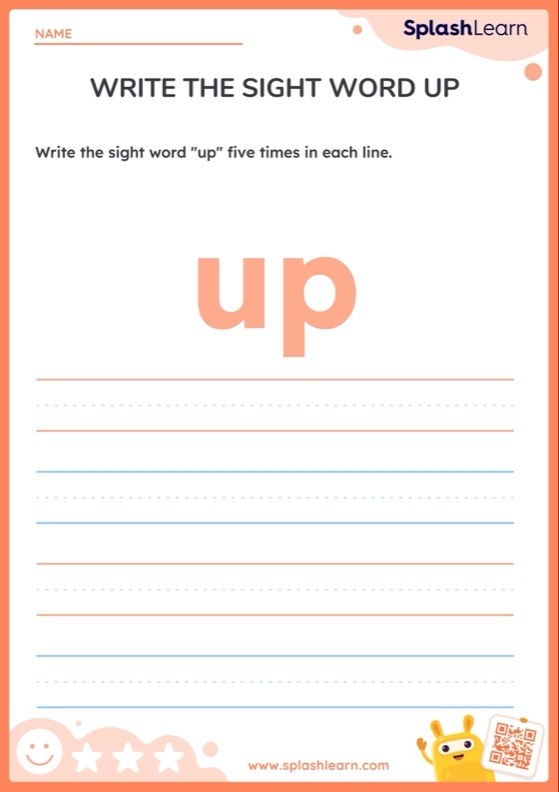 Pre-K worksheet with the word I to color and decorate as a creature for phonics practice