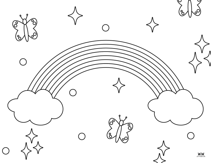 Rainbow Coloring Page Worksheet for Preschool Science Practice 3 Pre-K student coloring a rainbow worksheet to learn the science of color order