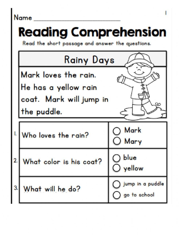 Colorful worksheet for Pre-K students featuring a rainy day writing prompt. Engaging activities for children's favorite things to do on a rainy day.