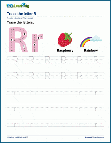 Life Science worksheet for Pre-K Worksheet for preschoolers focusing on the letter R, featuring engaging illustrations and activities. Get Ready for Reading: All About the Letter R for Pre-K students.