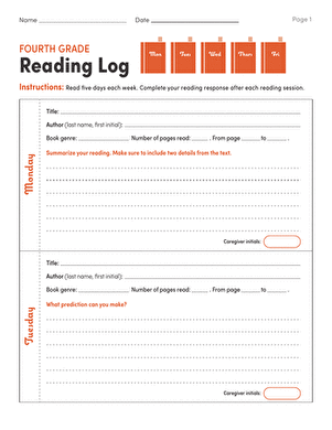My Reading Checklist worksheet designed for Pre-K students to enhance reading skills