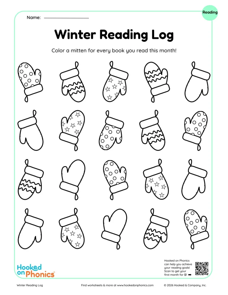 My Reading Checklist worksheet for Pre-K students to enhance reading skills