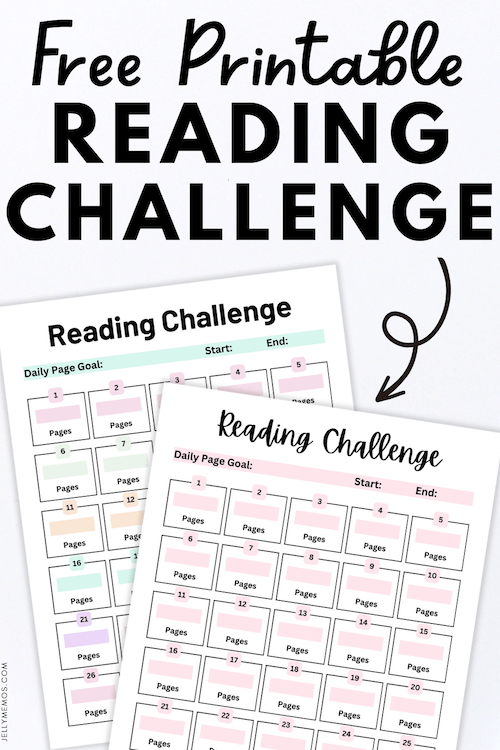 Pre-K students engaging with the colorful 30-day reading challenge tracking worksheet