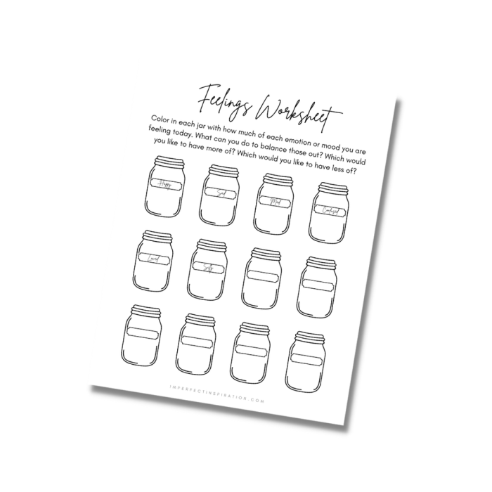 Colorful worksheet featuring activities on senses and emotions for preschoolers