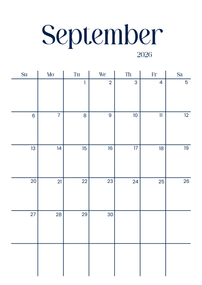 September Calendar Worksheet for Pre-K Time and Money Skills Pre-K worksheet featuring September calendar activities for counting and handwriting practice