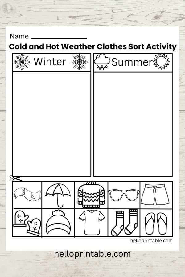 Sort It Out sorting assessment worksheet for early learners Pre-K student working on a Sort It Out number theory worksheet focusing on shape and color classification