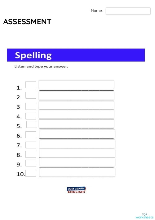 Understanding Plus One Assessment Worksheet Five for Preschool Math Pre-K worksheet page featuring simple plus one addition problems for early learners
