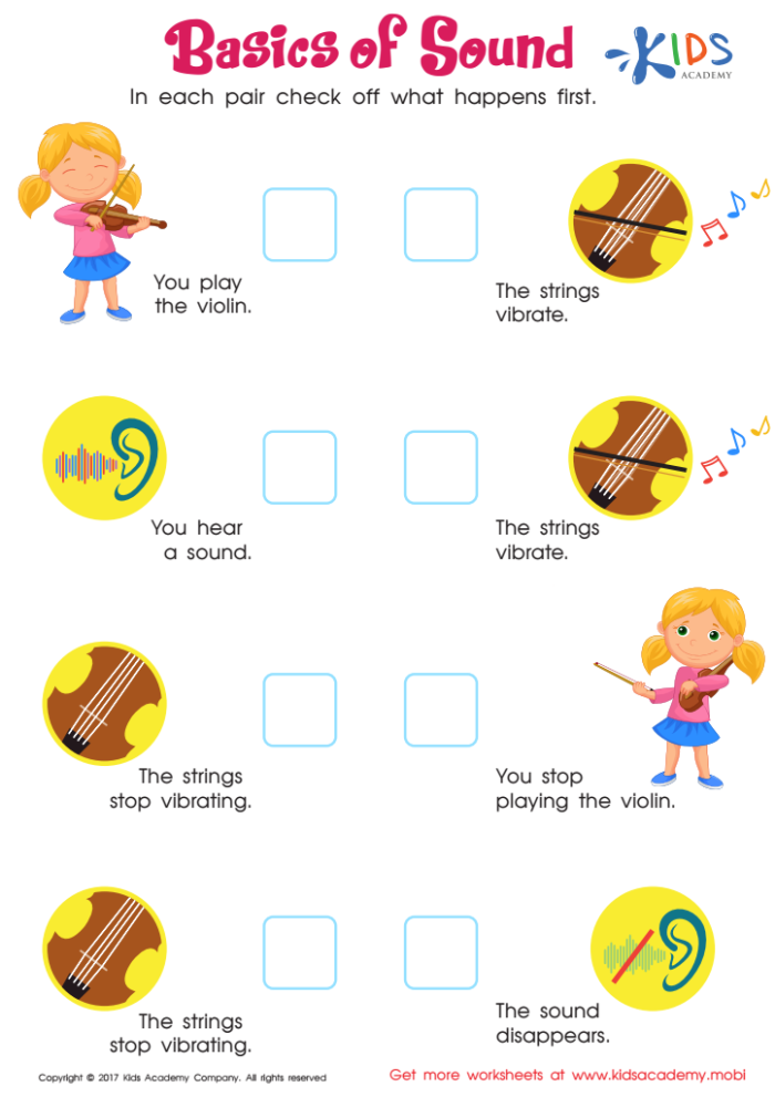 Phonics assessment worksheet for young learners to identify letter sounds Sound Off! worksheet for Pre-K students assessing letter sounds