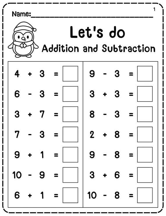Children engaging in subtraction with bees, hens, and daffodils in a spring-themed worksheet