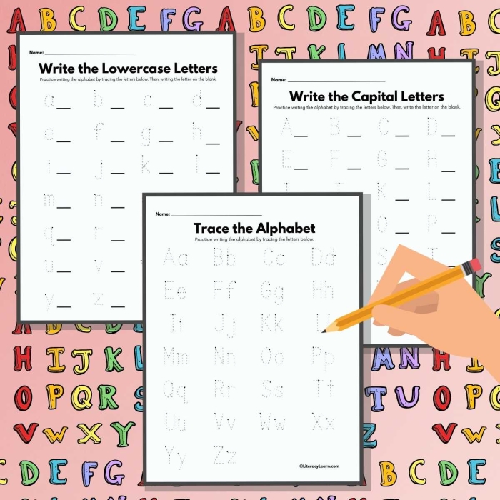 Pre-K life science worksheet featuring words for children to trace to develop fine motor skills