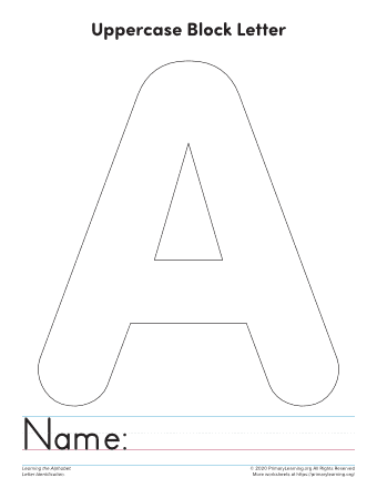 Preschool Alphabet Blocks Uppercase Letter Tracing Worksheet 3 Alphabet Blocks Trace the Uppercase Letters worksheet for Pre-K students